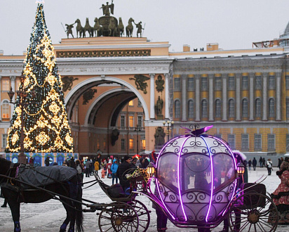 Новый год в Санкт-Петербурге 2024 на поезде